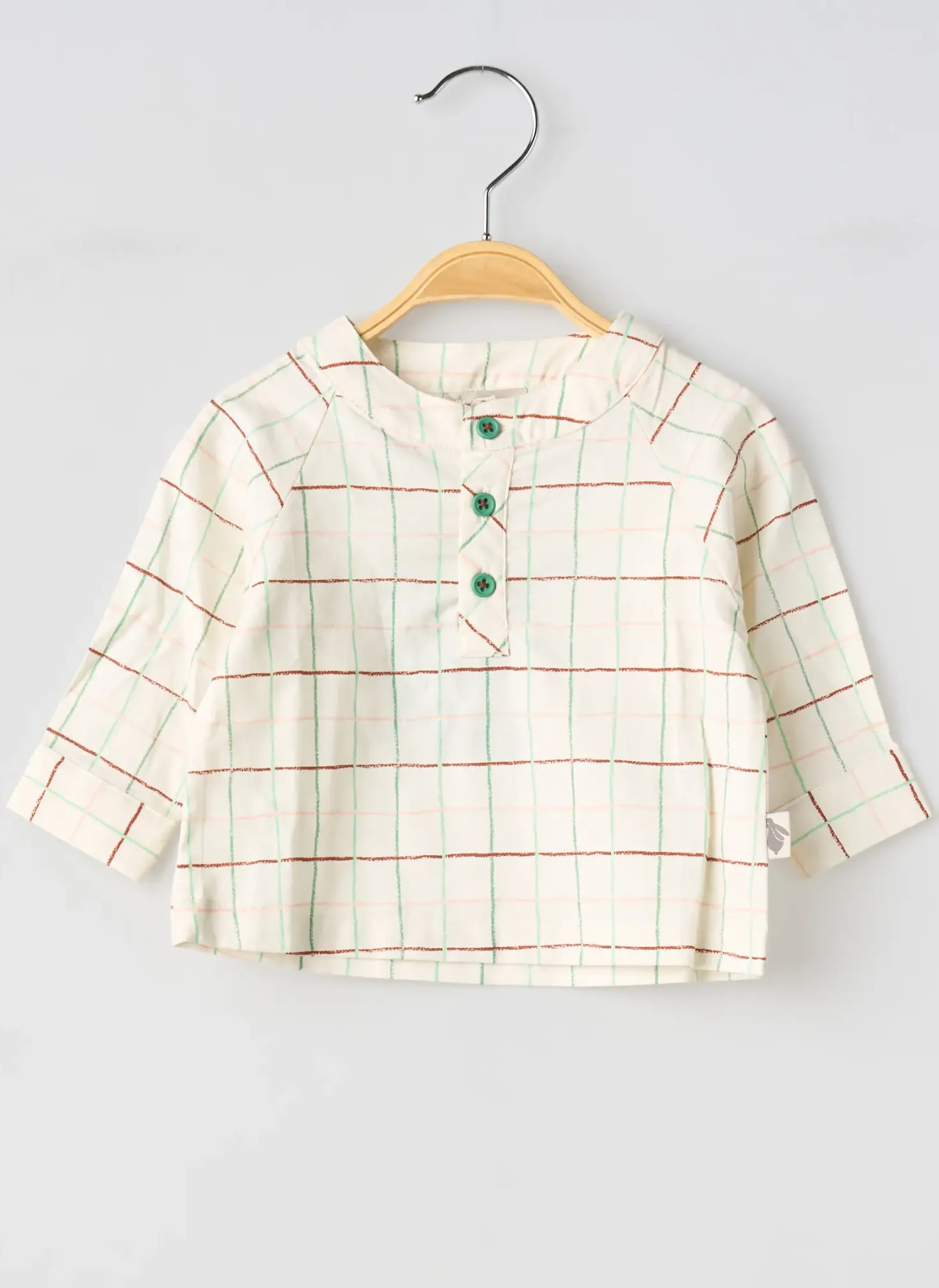 Chemise Manches Longues Moulin Roty Beige
