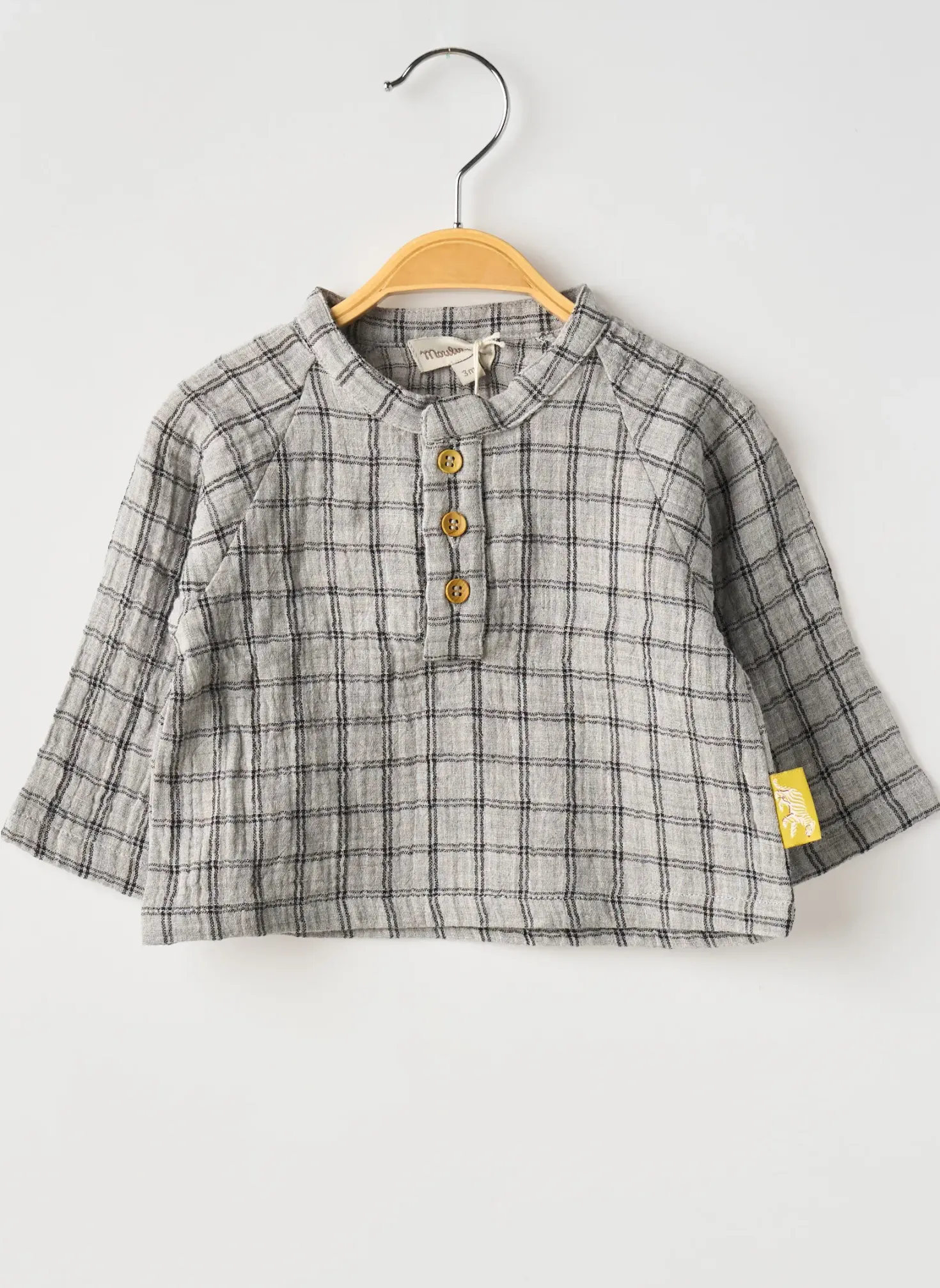 Chemise Manches Longues Moulin Roty Gris