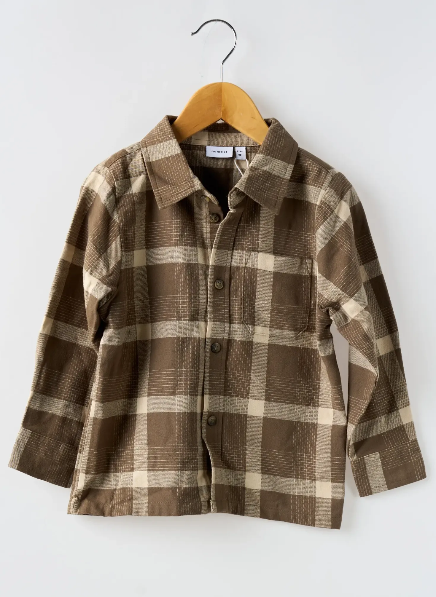 Chemise Manches Longues Name It Vert