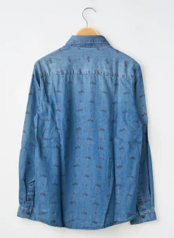 Chemise Manches Longues Nukutavake Bleu