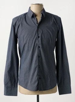 Chemise Manches Longues Numerologie Bleu Marine