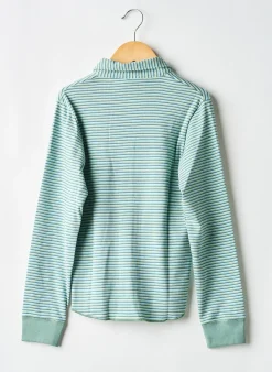 Chemise Manches Longues Petit Bateau Vert