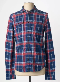 Chemise Manches Longues Petrol Industries Rouge