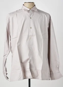 Chemise Manches Longues Pierre Talamon Gris
