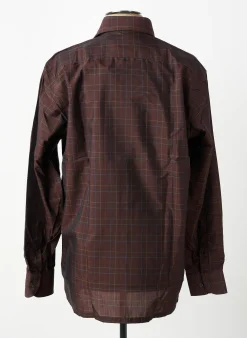 Chemise Manches Longues Pierre Cardin Marron