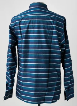 Chemise Manches Longues Pierre Talamon Bleu