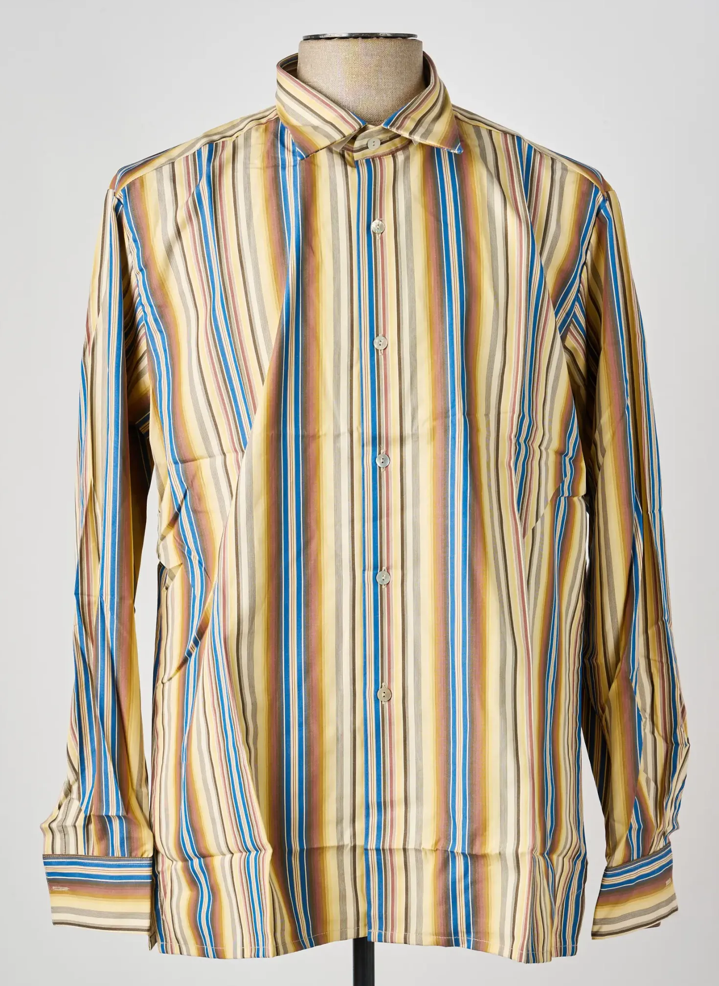 Chemise Manches Longues Pierre Talamon Jaune