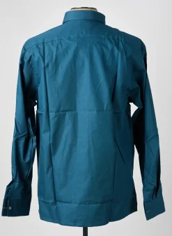 Chemise Manches Longues Pierre Talamon Bleu
