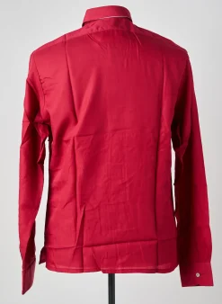 Chemise Manches Longues Pierre Talamon Rouge
