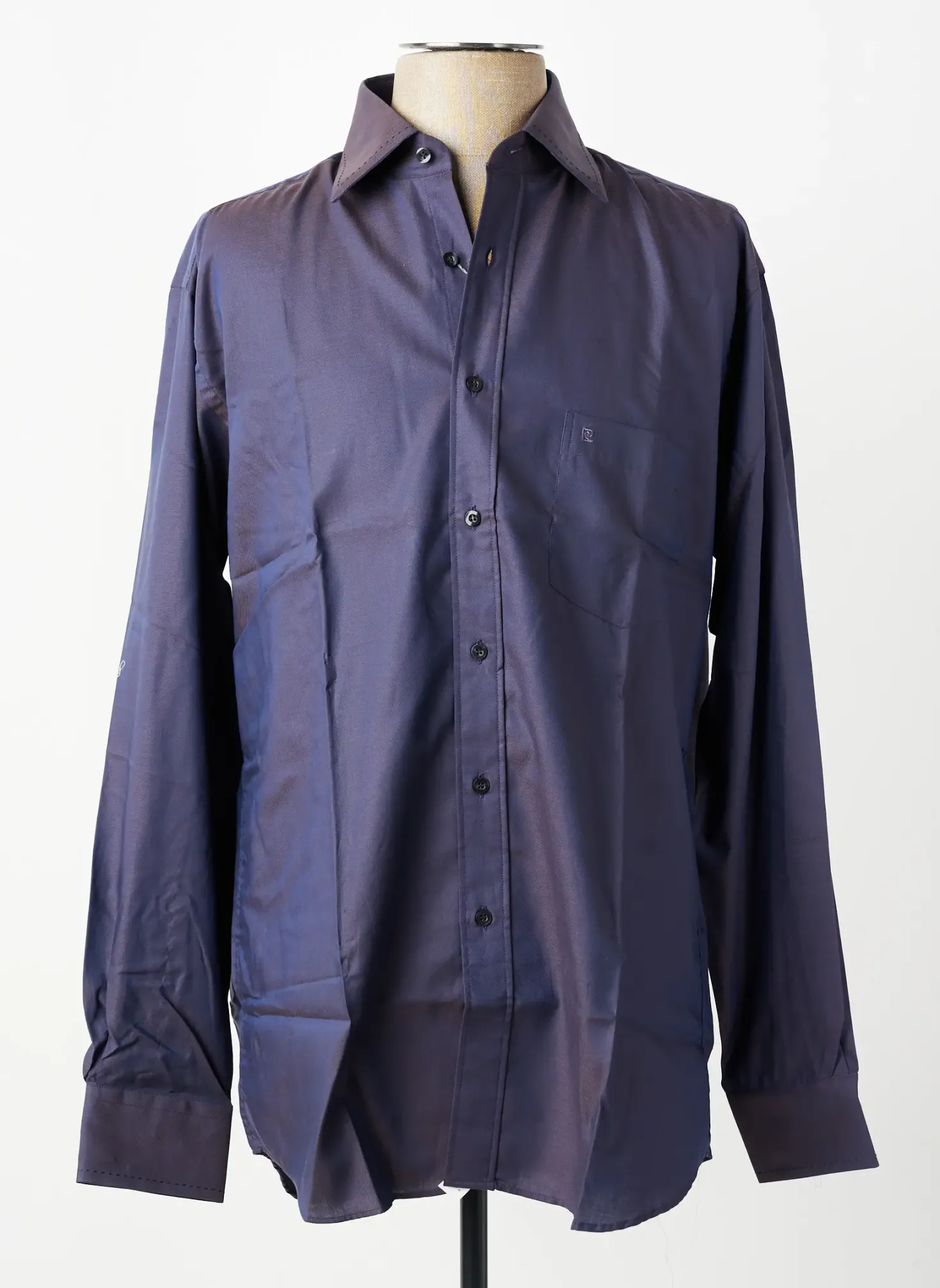 Chemise Manches Longues Pierre Cardin Violet