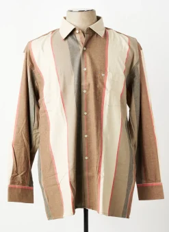 Chemise Manches Longues Pierre Cardin Marron