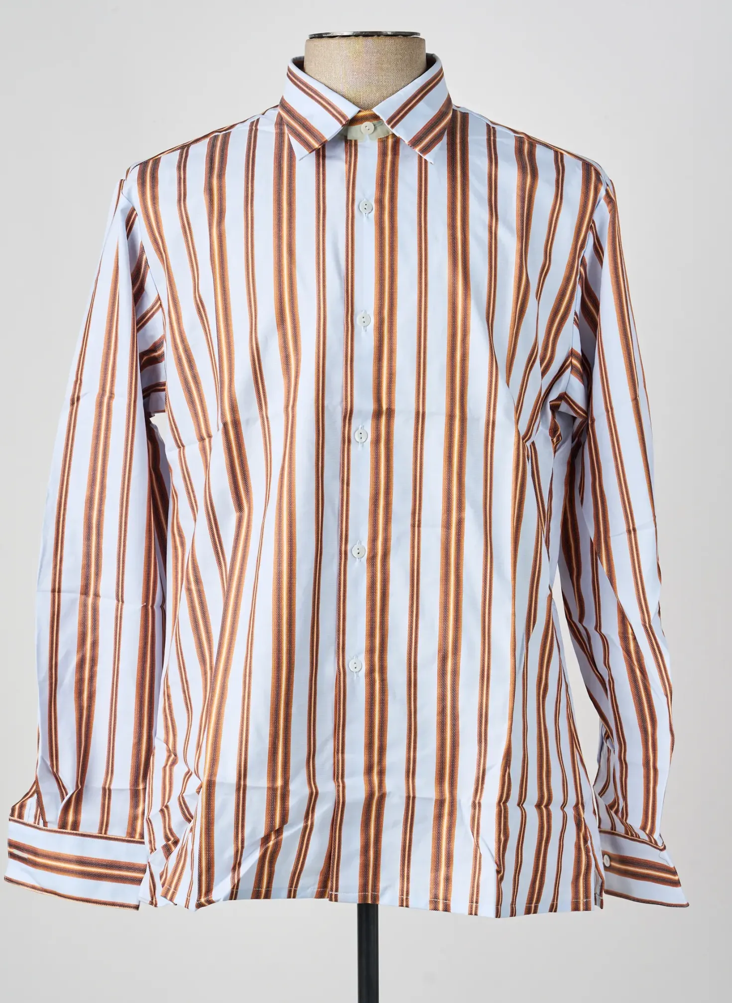 Chemise Manches Longues Pierre Talamon Marron