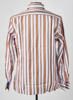 Chemise Manches Longues Pierre Talamon Marron