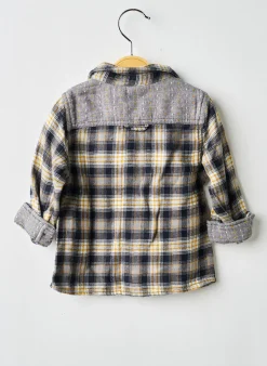 Chemise Manches Longues 3 Pommes Bleu