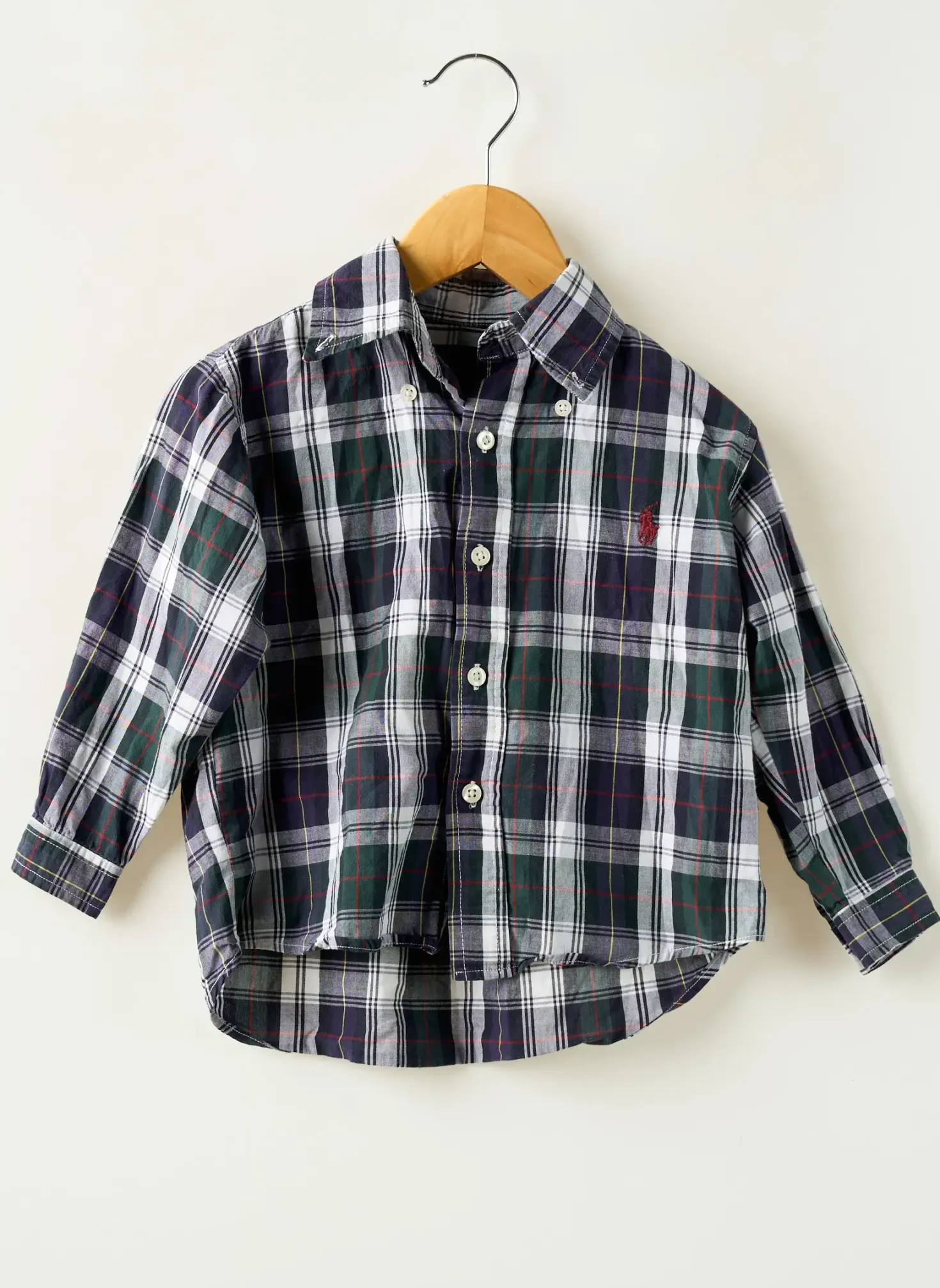 Chemise Manches Longues Ralph Lauren Bleu