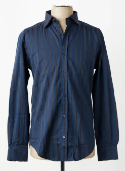 Chemise Manches Longues Serge Blanco Bleu