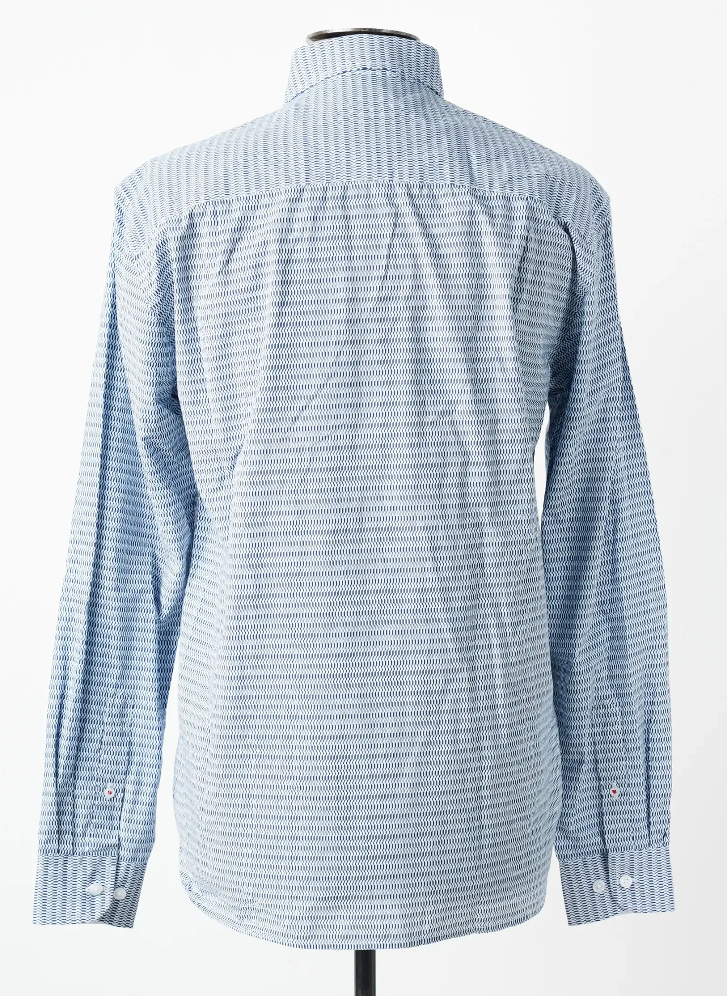 Chemise Manches Longues Serge Blanco Bleu