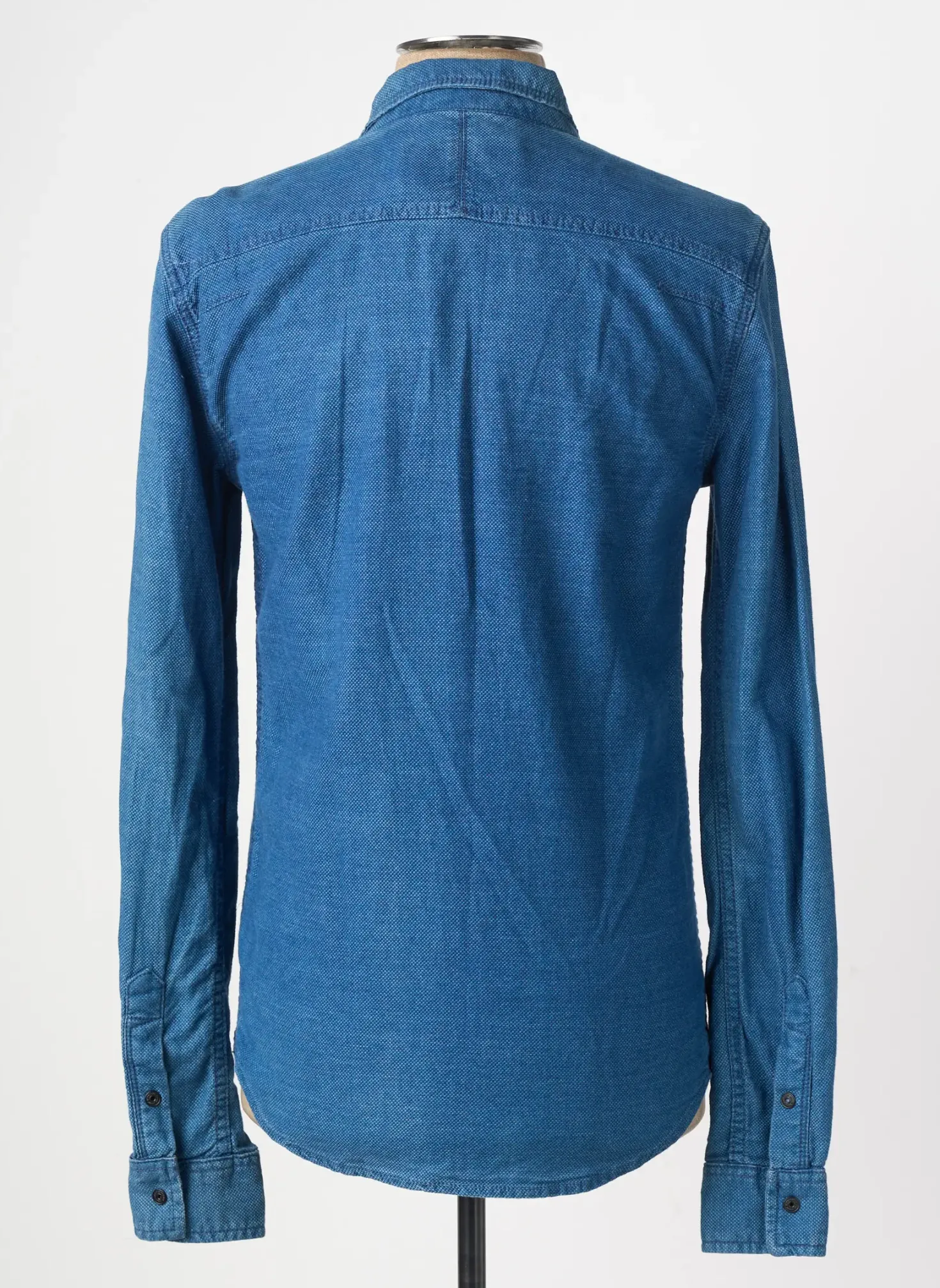 Chemise Manches Longues Superdry Bleu