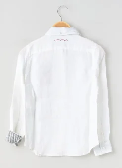 Chemise Manches Longues Teddy Smith Blanc
