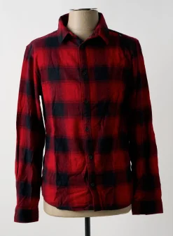 Chemise Manches Longues Teddy Smith Rouge