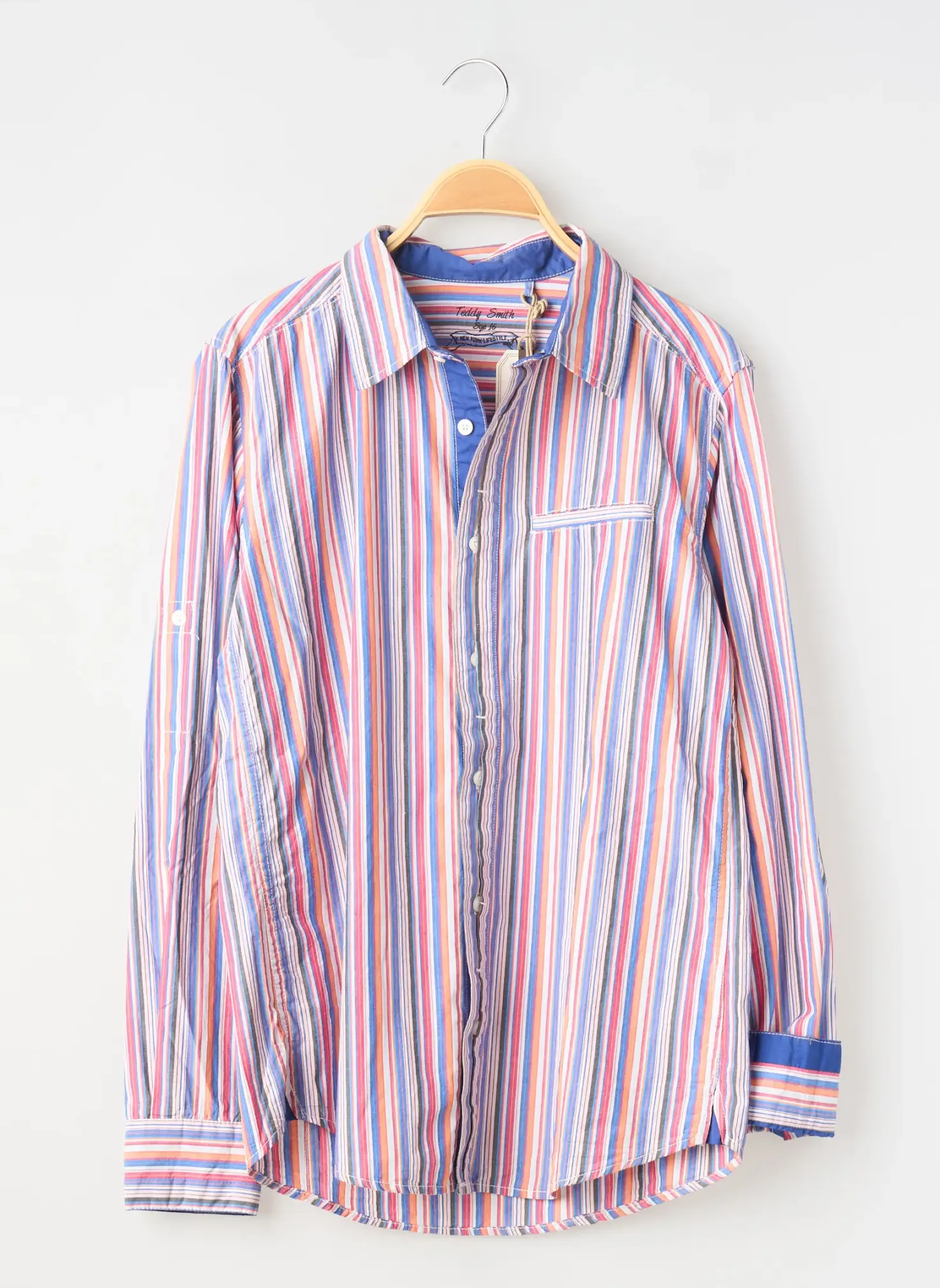 Chemise Manches Longues Teddy Smith Bleu