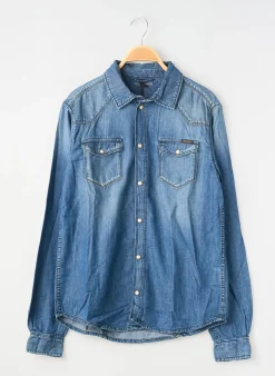 Chemise Manches Longues Teddy Smith Bleu