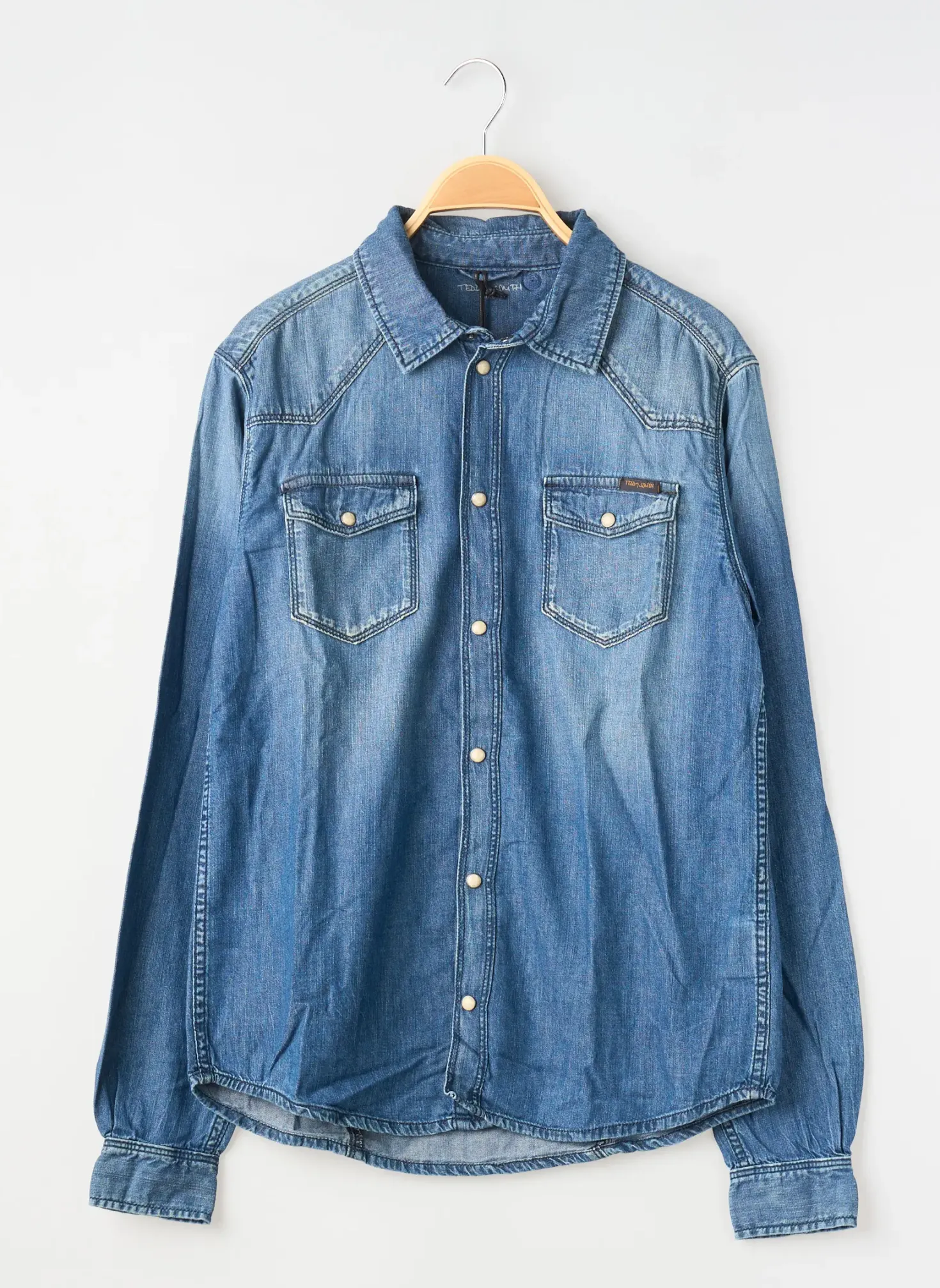 Chemise Manches Longues Teddy Smith Bleu