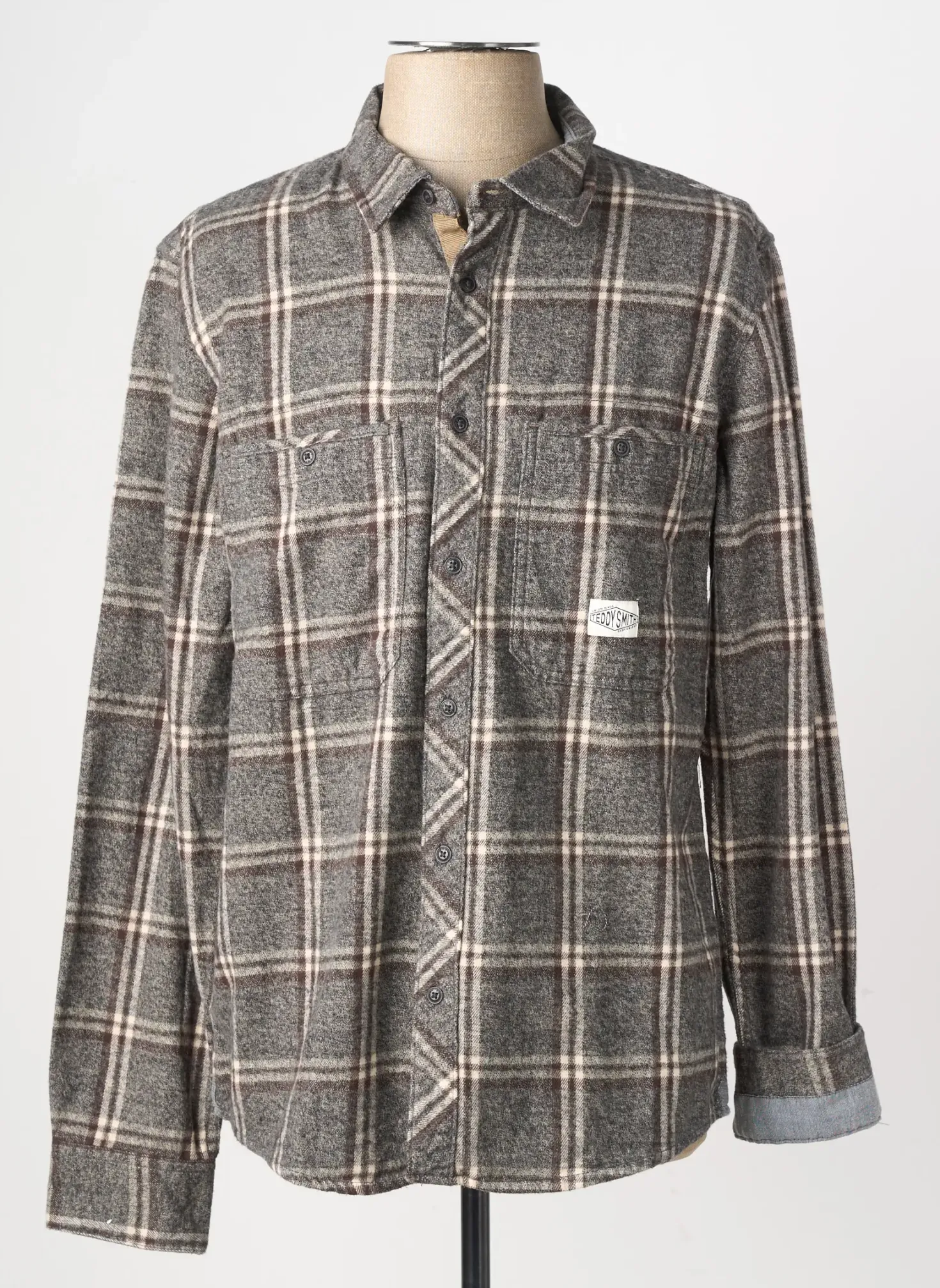 Chemise Manches Longues Teddy Smith Gris