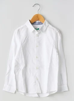 Chemise Manches Longues United Colors Of Benetton Blanc