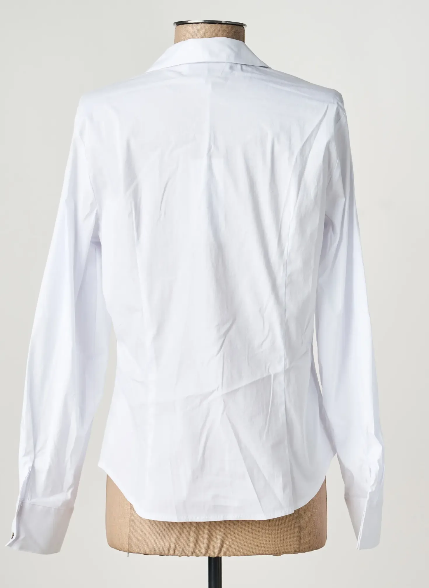 Chemisier Eva Kayan Blanc Manches Longues