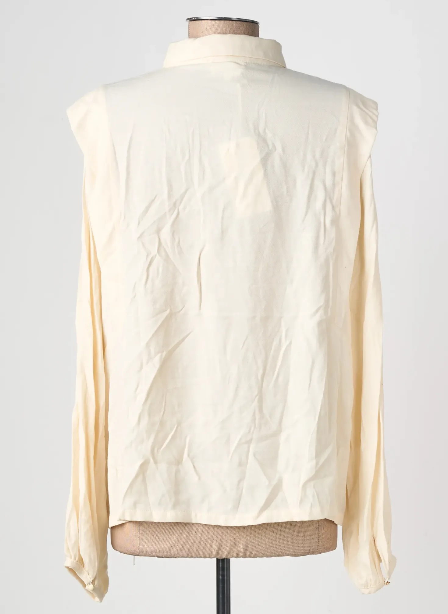 Chemisier Grace & Mila Beige Manches Longues