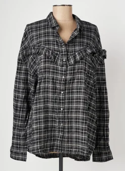 Chemisier Ikks Gris Manches Longues