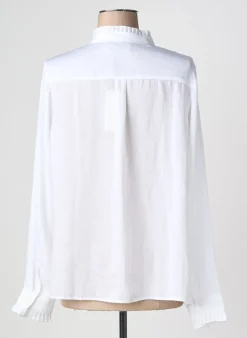 Chemisier Molly Bracken Blanc Manches Longues