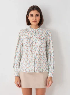 Chemisier Pepe Jeans Vert Manches Longues