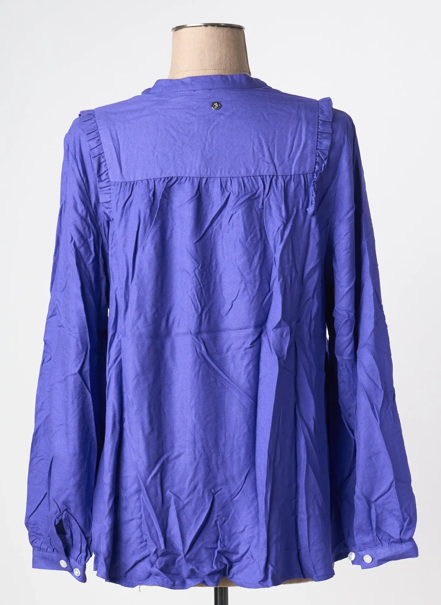Chemisier Sheego Violet Manches Longues