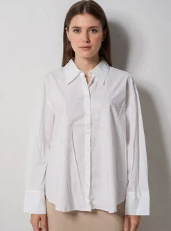Chemisier Tiffosi Blanc Manches Longues
