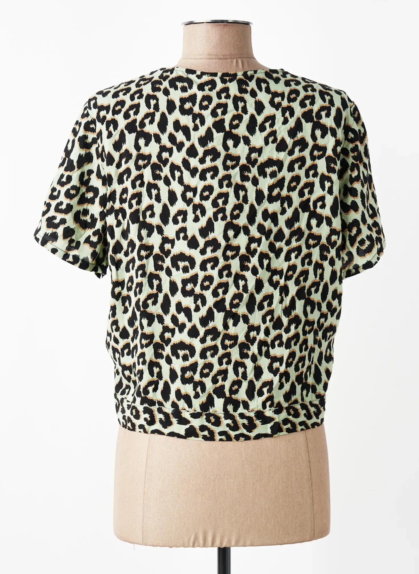 Chemisier Vero Moda Vert Manches Courtes
