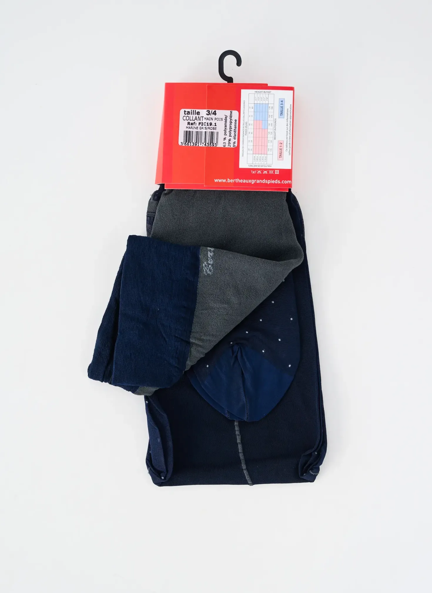 Collants Berthe Aux Grands Pieds Bleu