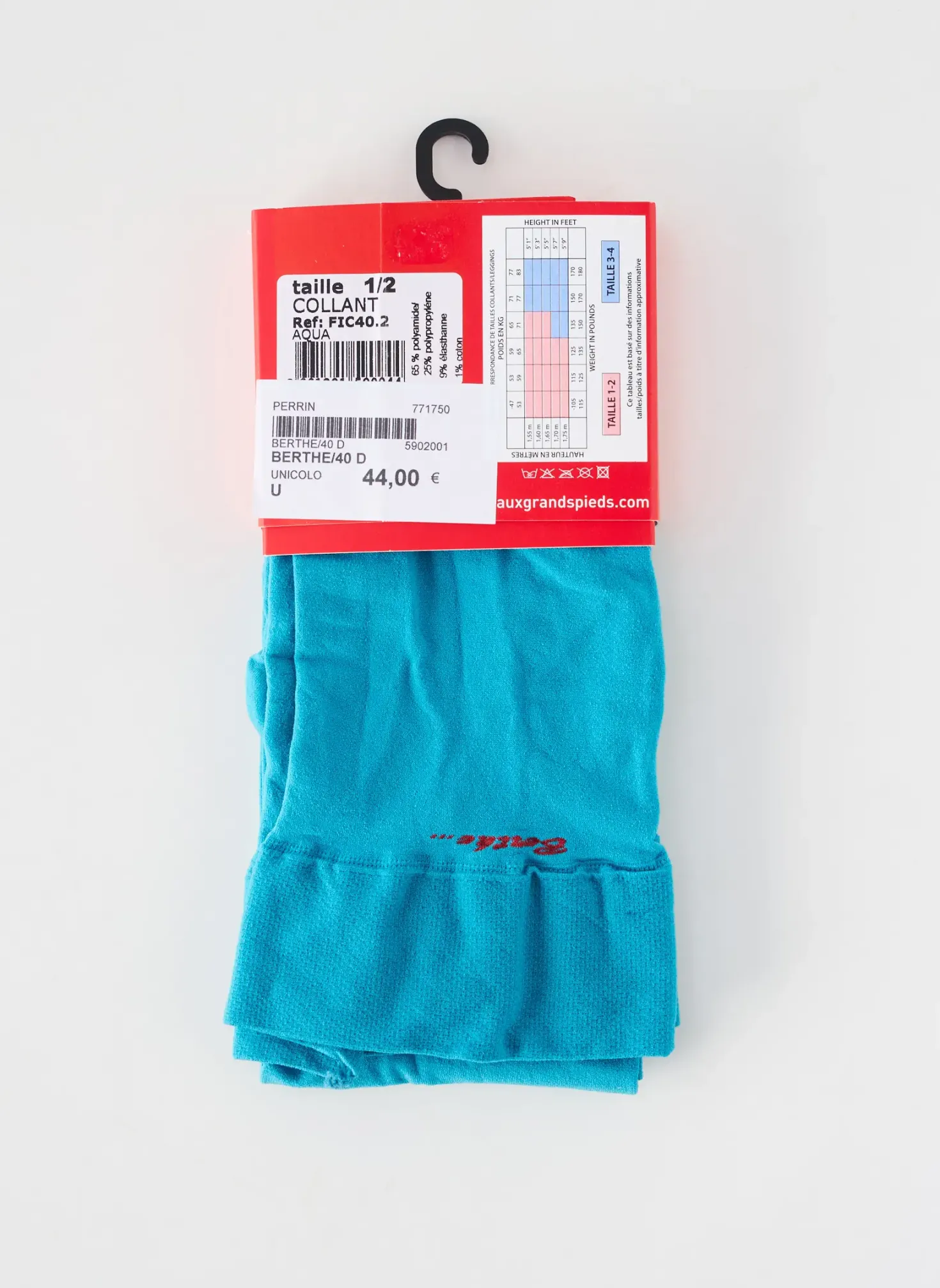 Collants Berthe Aux Grands Pieds Bleu