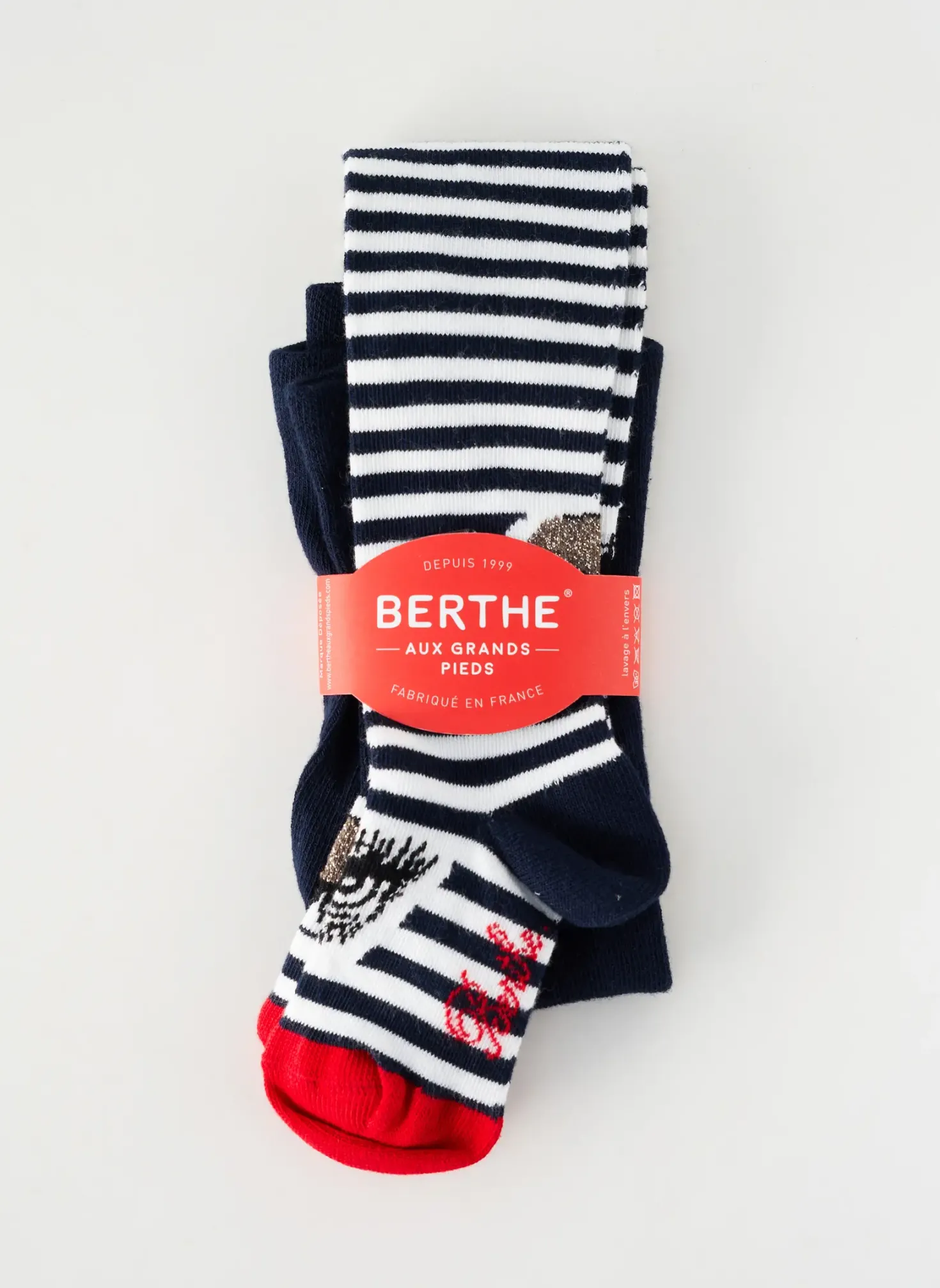 Collants Berthe Aux Grands Pieds Noir
