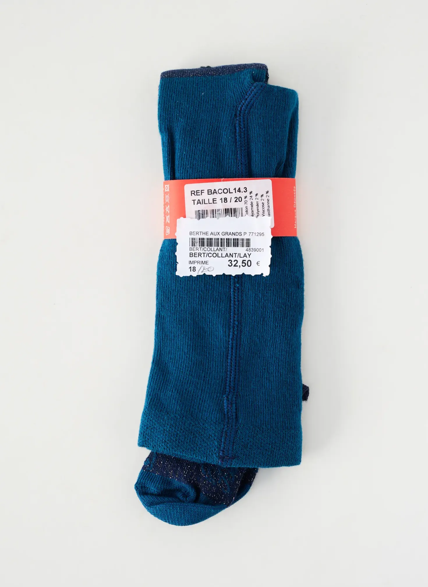 Collants Berthe Aux Grands Pieds Bleu