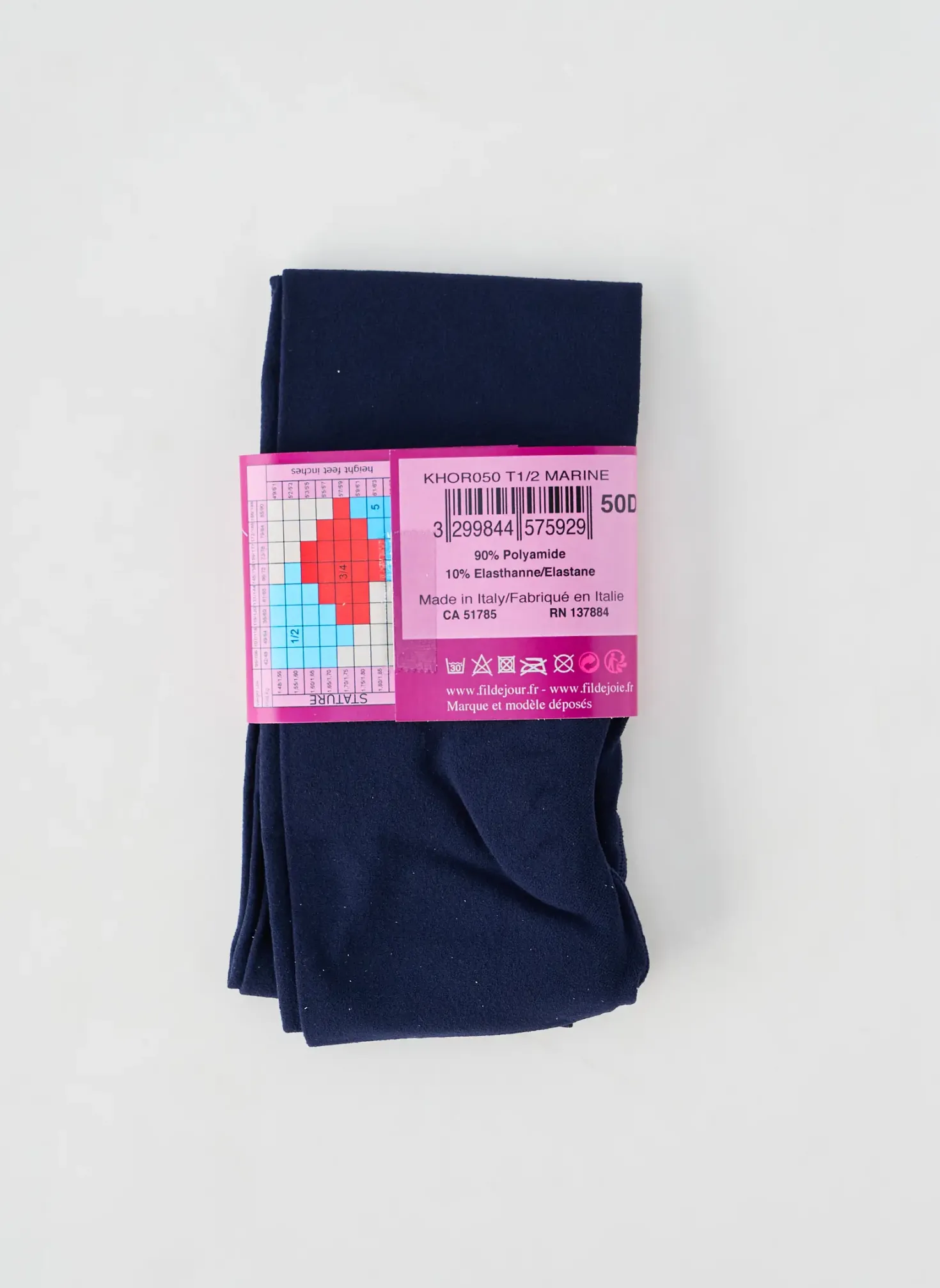 Collants Fil De Jour Bleu