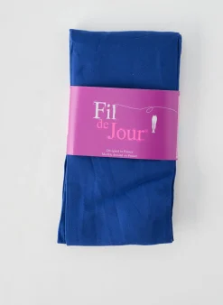 Collants Fil De Jour Bleu