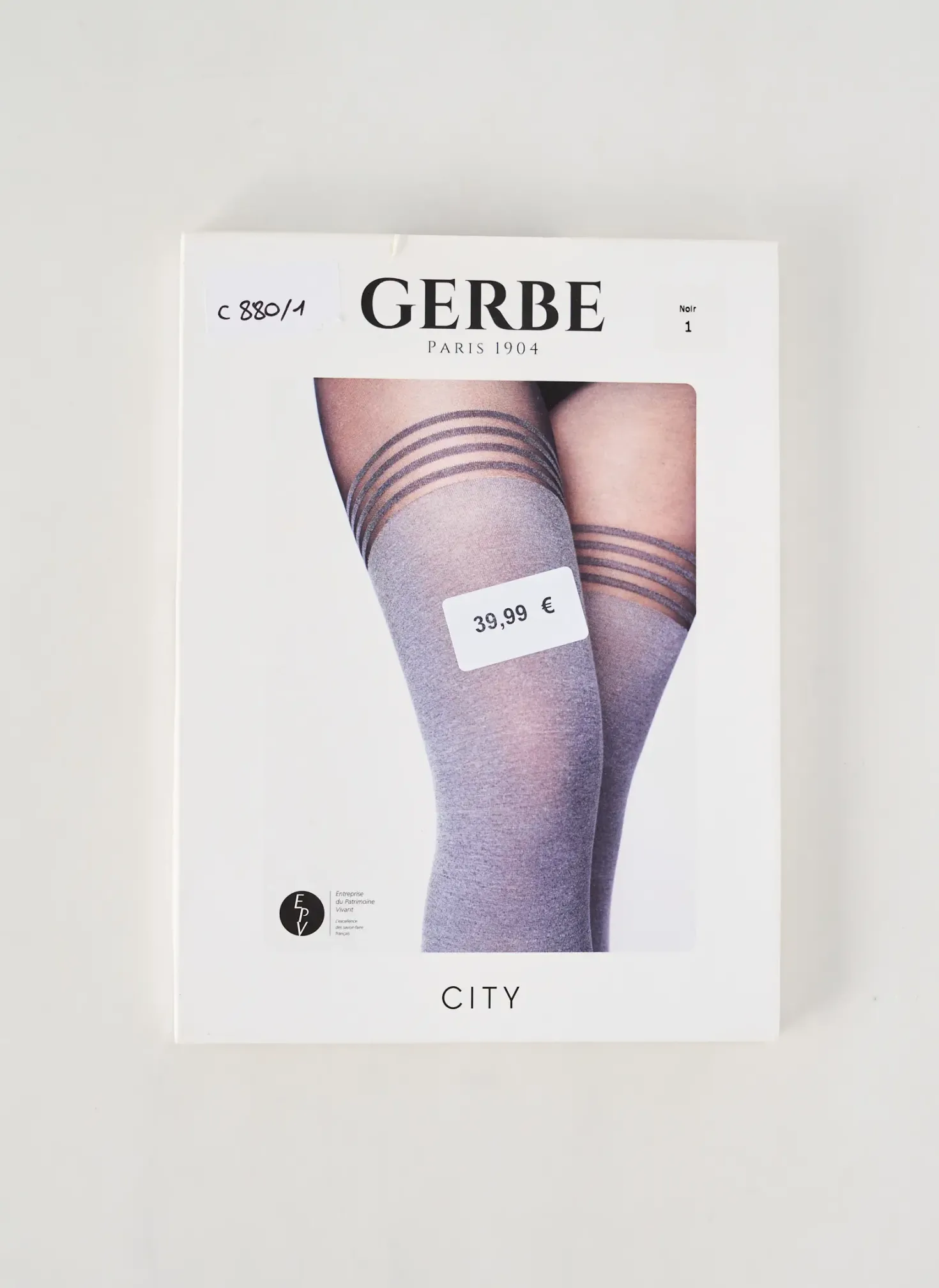 Collants Gerbe Noir
