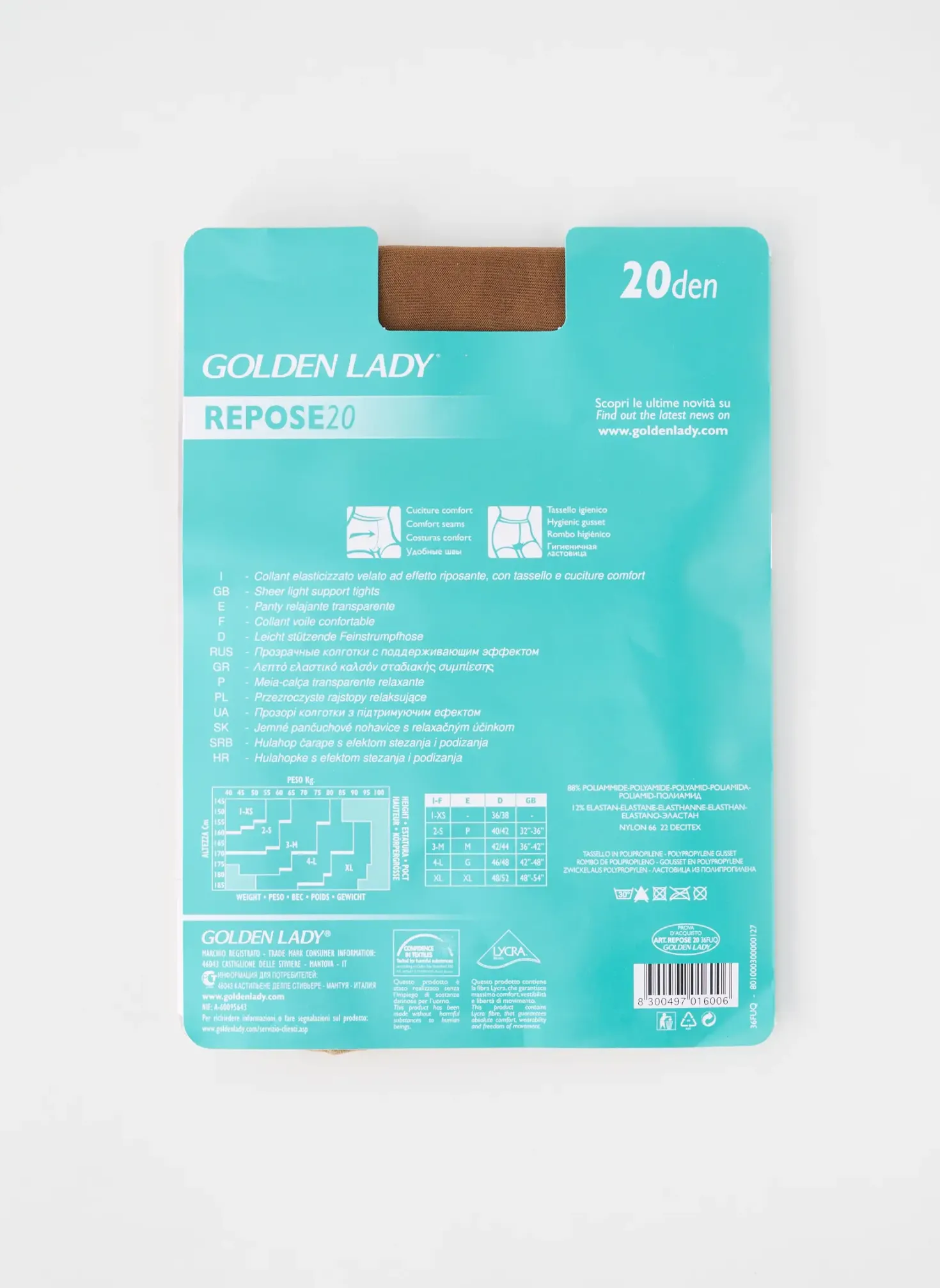 Collants Golden Lady Beige