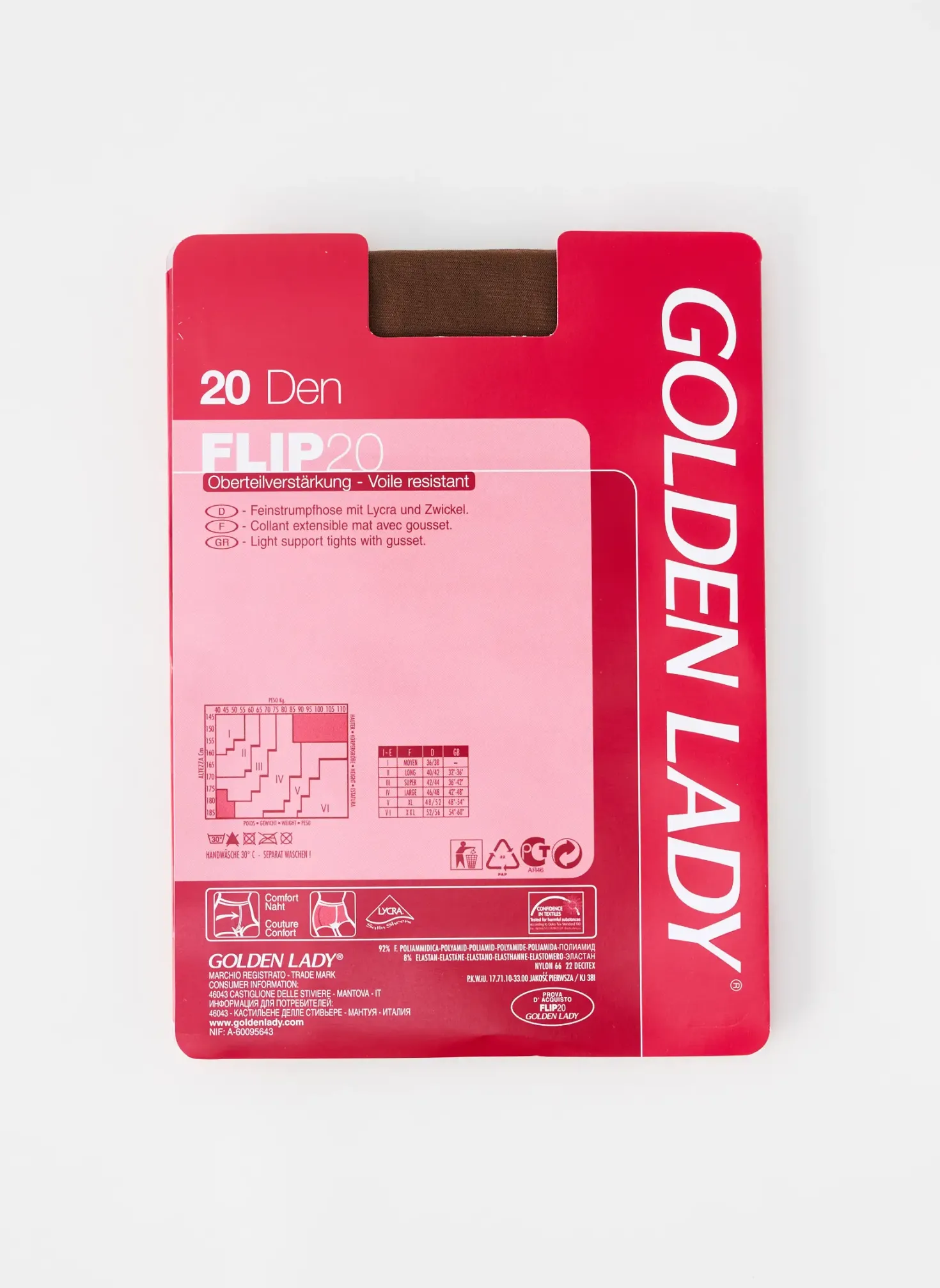 Collants Golden Lady Marron