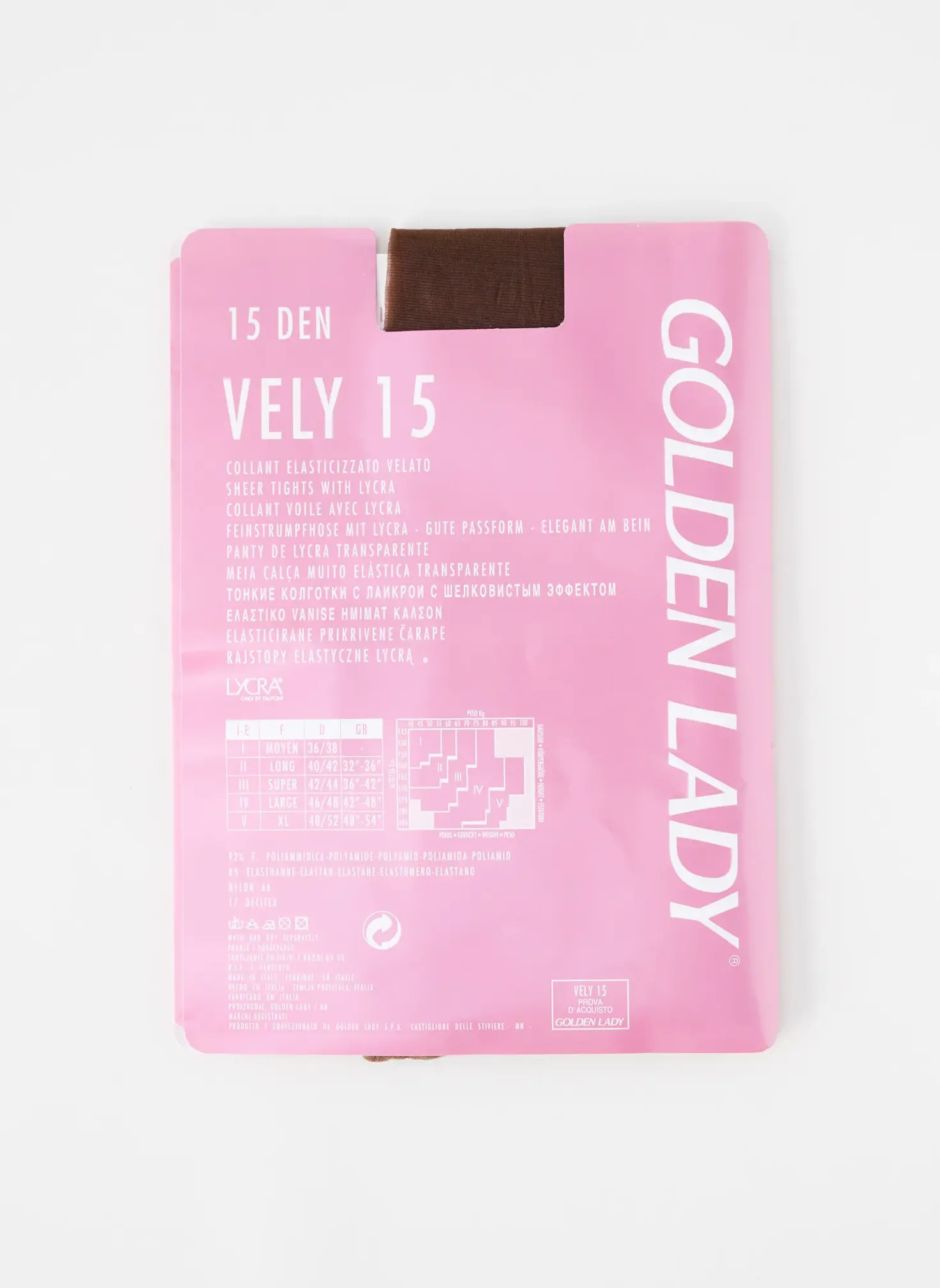 Collants Golden Lady Marron