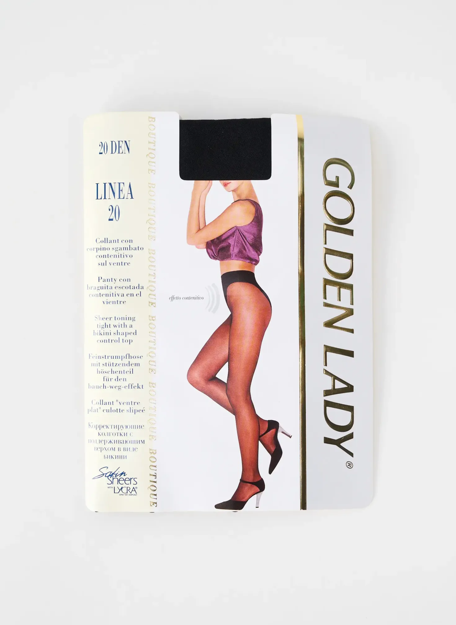 Collants Golden Lady Noir