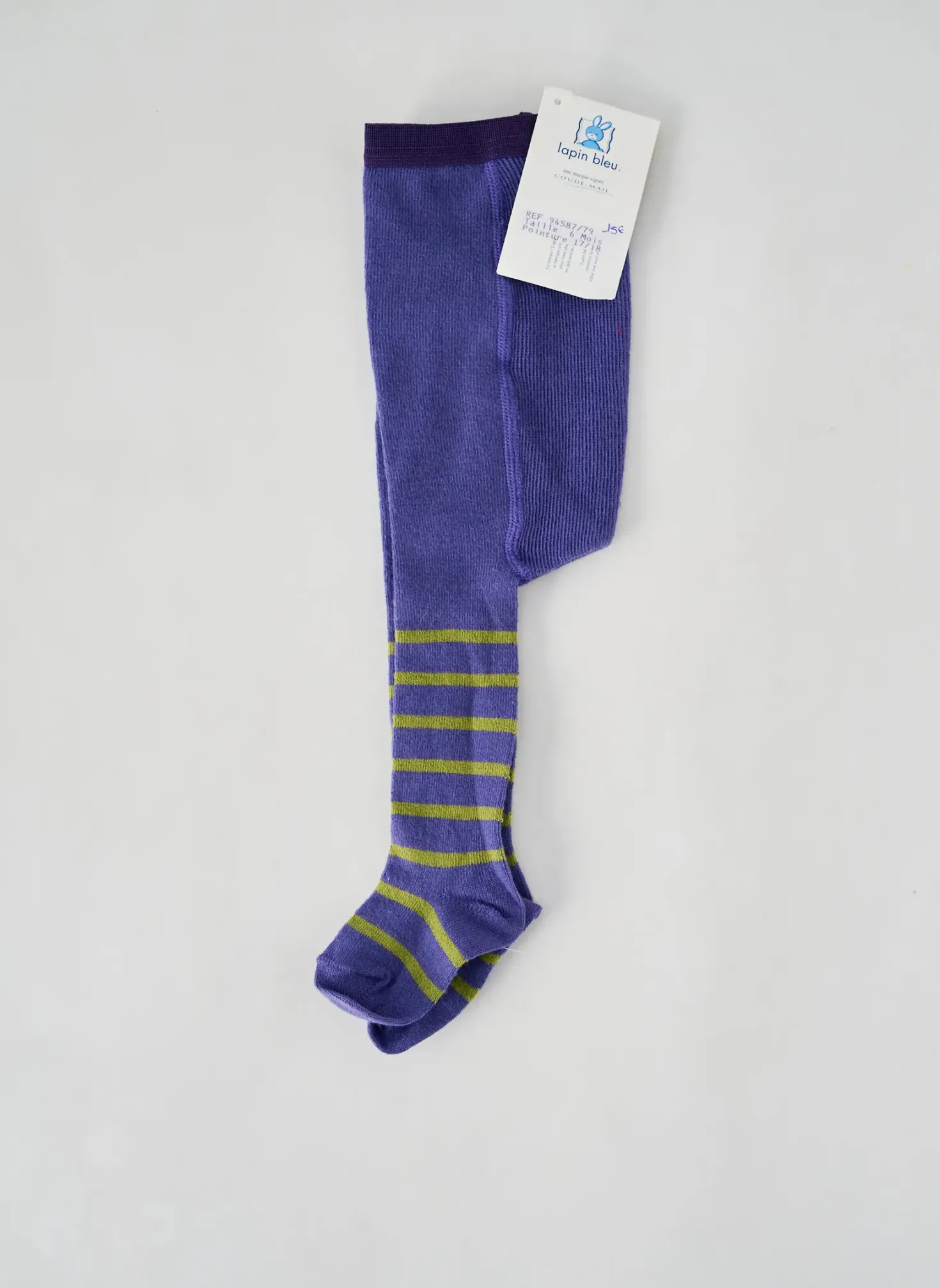Collants Lapin Bleu Violet