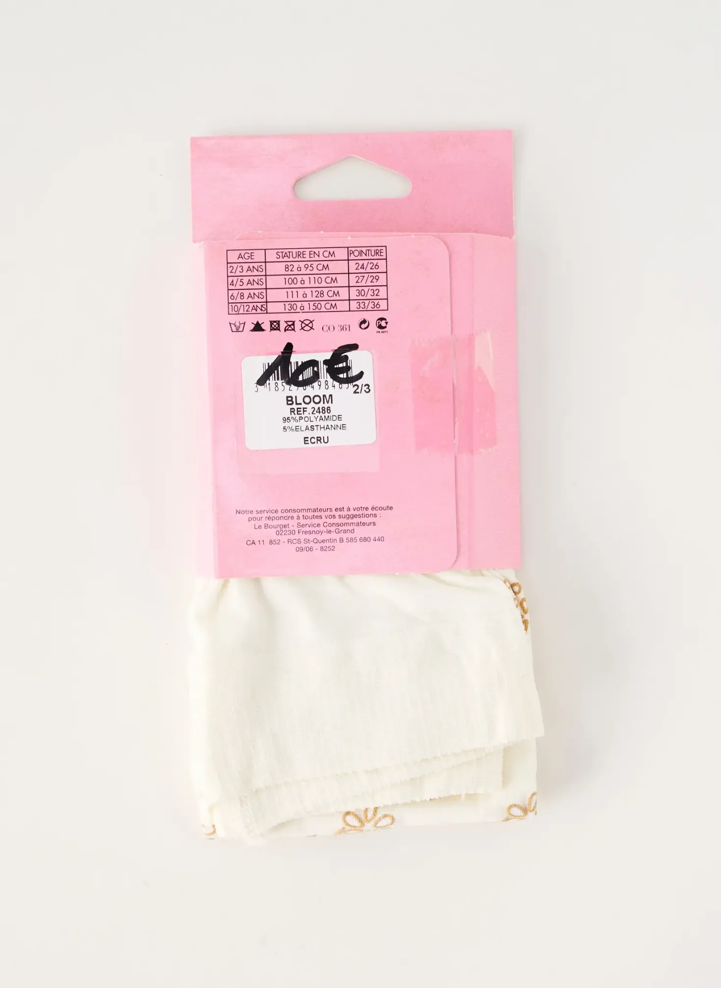 Collants Le Bourget Blanc